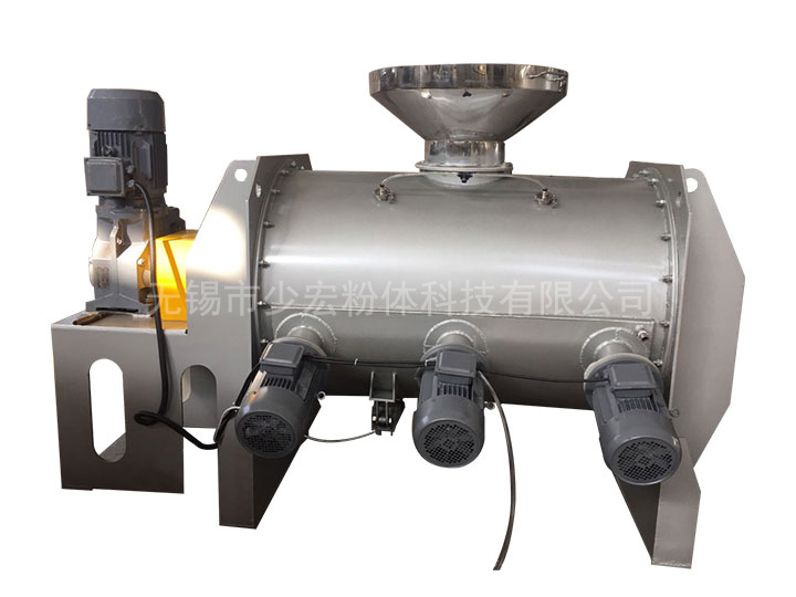 犁刀混合機(jī)配水冷夾套、噴液裝置